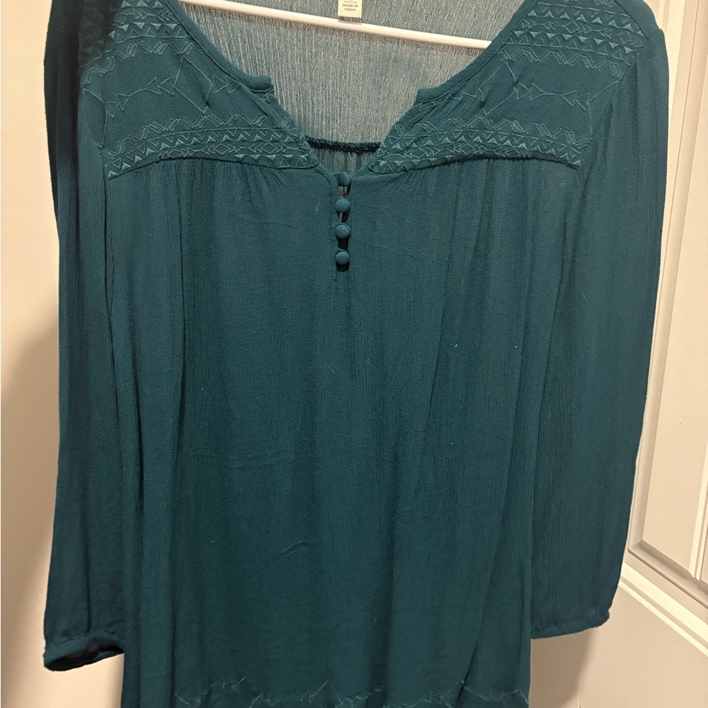 Teal Women's Top